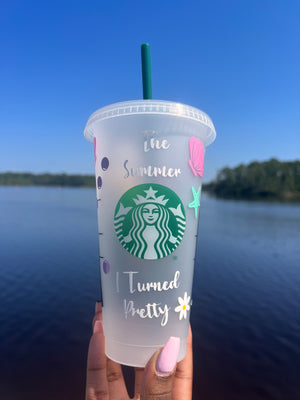 Belly Conklin, Conrad Fisher, Jeremiah Fisher TSITP Starbucks Cup - HPK Personalized Products