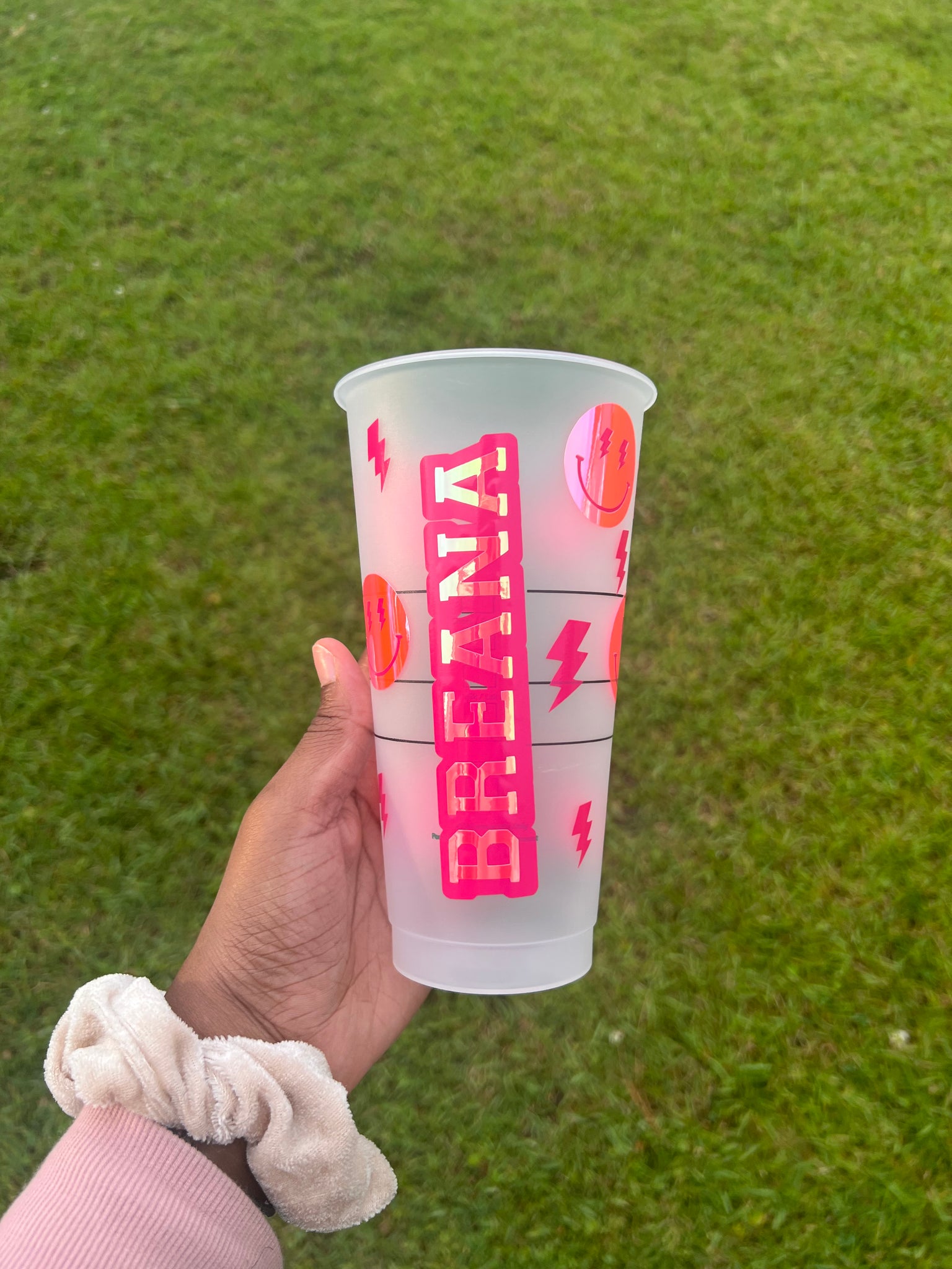 Preppy Starbucks Cold Cup - HPK Personalized Products and more