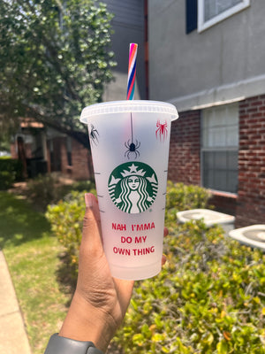 Miles Morales Spider-Man Inspired Starbucks Cup - HPK Personalized Products and more