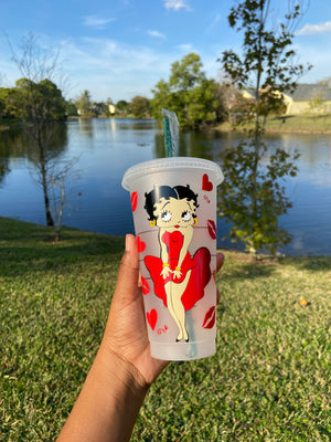 Betty Boop Inspired Cold Cup - HPK Personalized Products and more
