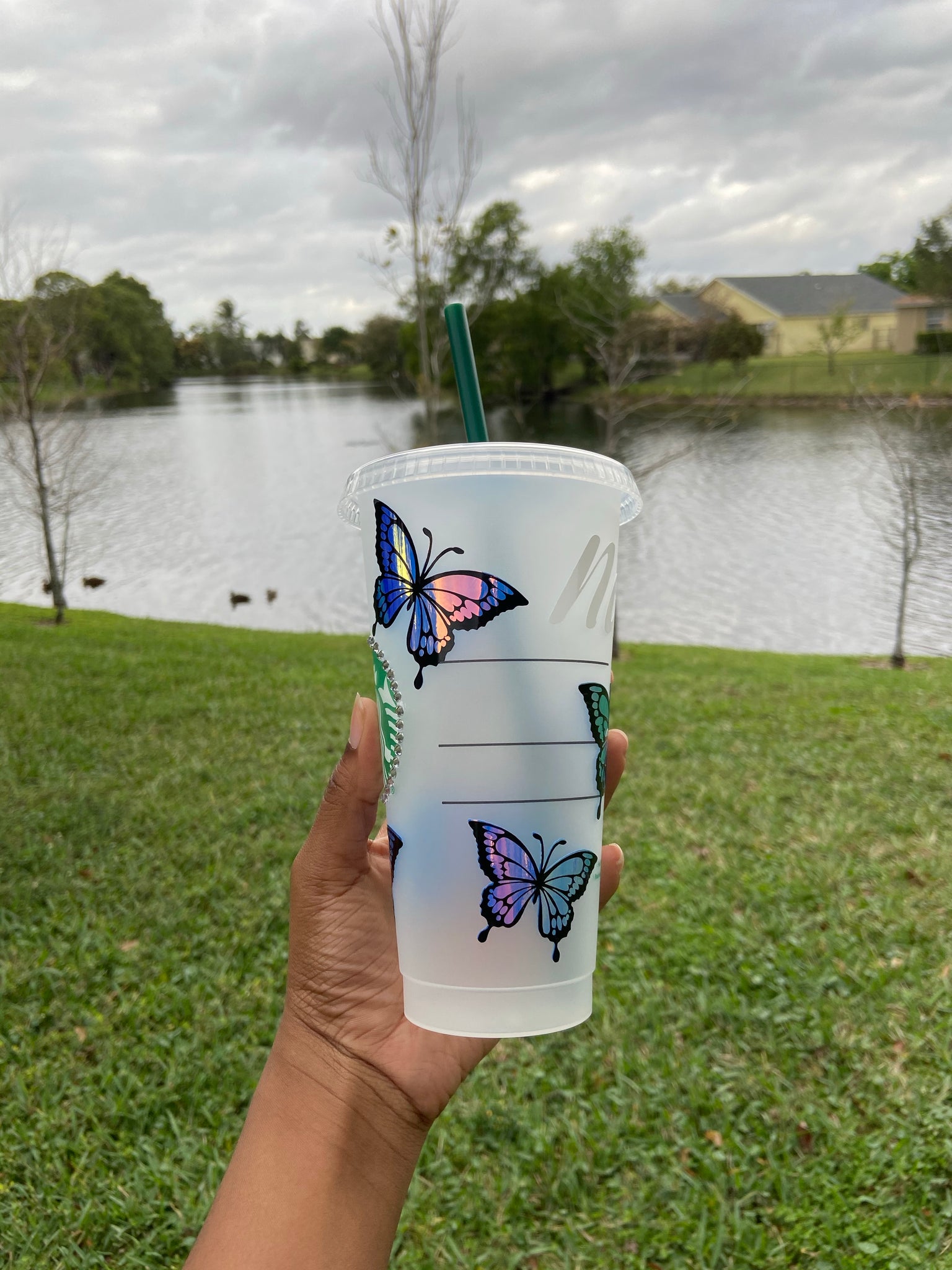 Butterfly Cold Cup - HPK Personalized Products and more