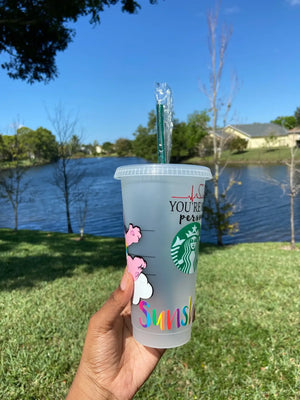 Harmony Bear and Cheer Care Bear Inspired Cup - HPK Personalized Products and more