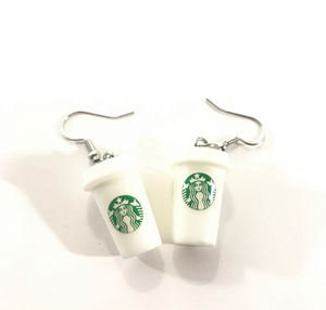 Starbucks Hot Cup Earrings - HPK Personalized Products and more