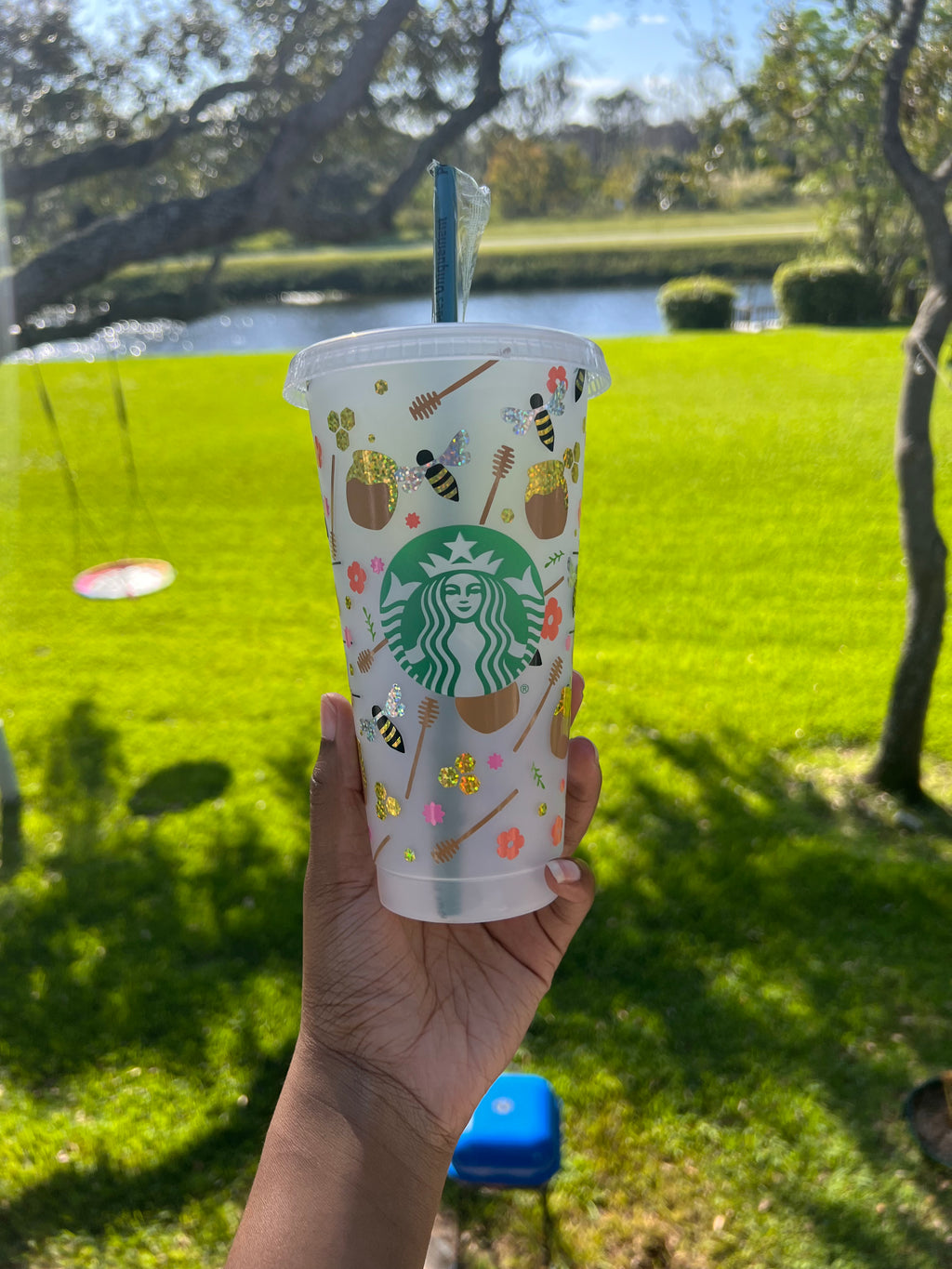 Sweet Like Honey Bee Starbucks Cup - HPK Personalized Products and more