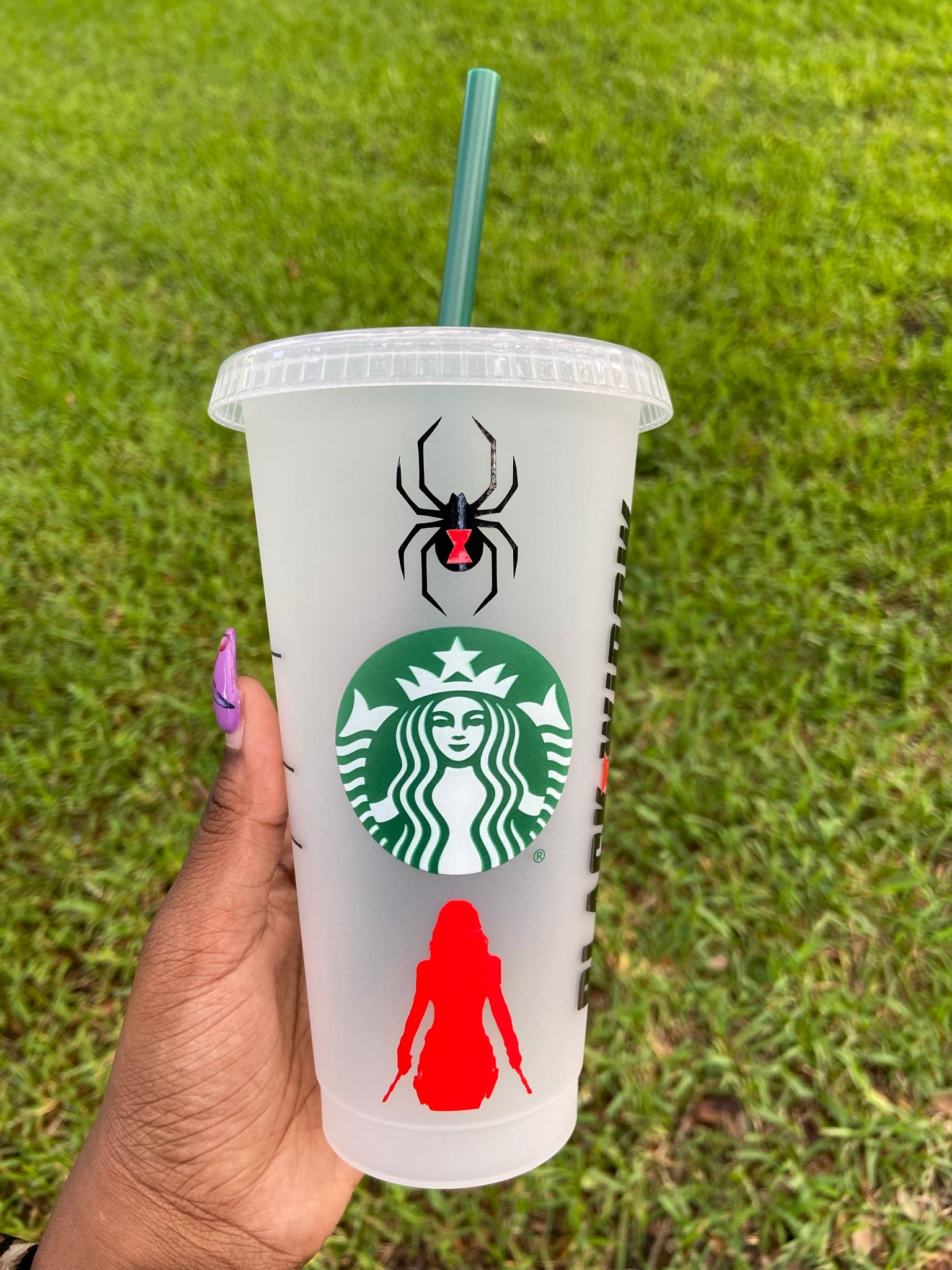 Black Widow Starbucks Cup - HPK Personalized Products and more