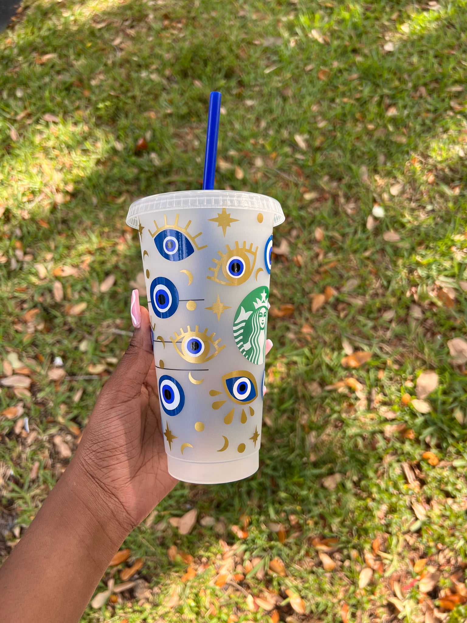 Evil Eye Starbucks Cup - HPK Personalized Products and more