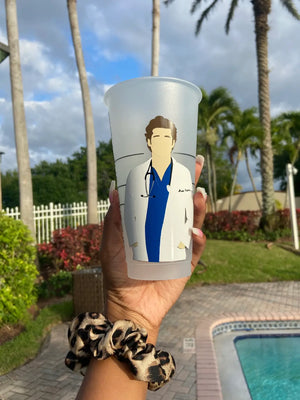 Derek Shepherd: Grey’s Anatomy Inspired Starbucks Cold Cup - HPK Personalized Products and more