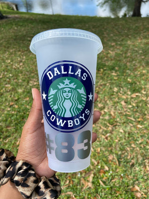 Dallas Cowboys Inspired Cold Cup - HPK Personalized Products and more