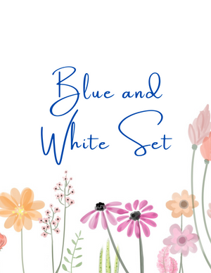 Blue and White Two Piece Set - HPK Personalized Products and more