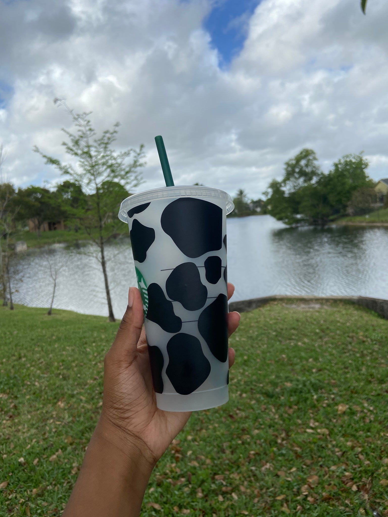 Moo! Cow Print Cold Cup - HPK Personalized Products and more